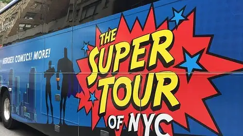 NYC Superhero Movie Locations Bus Tour