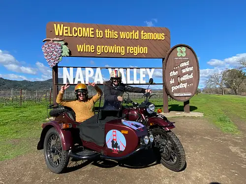Napa Valley Sidecar Wine Tour