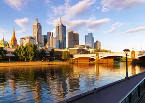 Golden hour cruise Melbourne